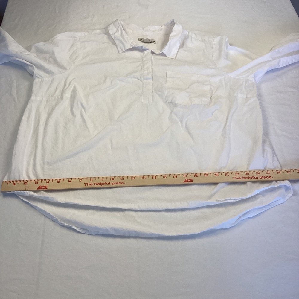 Alexander Jordan White Women's Tunic Top Sz 1X - Picture 6 of 10
